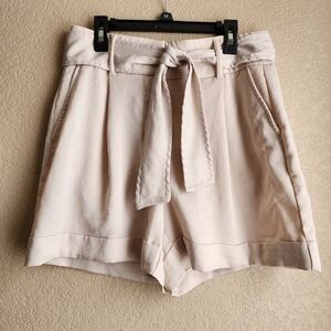 Express tan super high rise shortie shorts Size 6